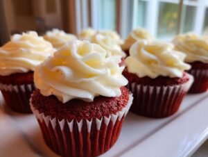 Amazing Dessert Mini Red Velvet Cupcakes Recipe