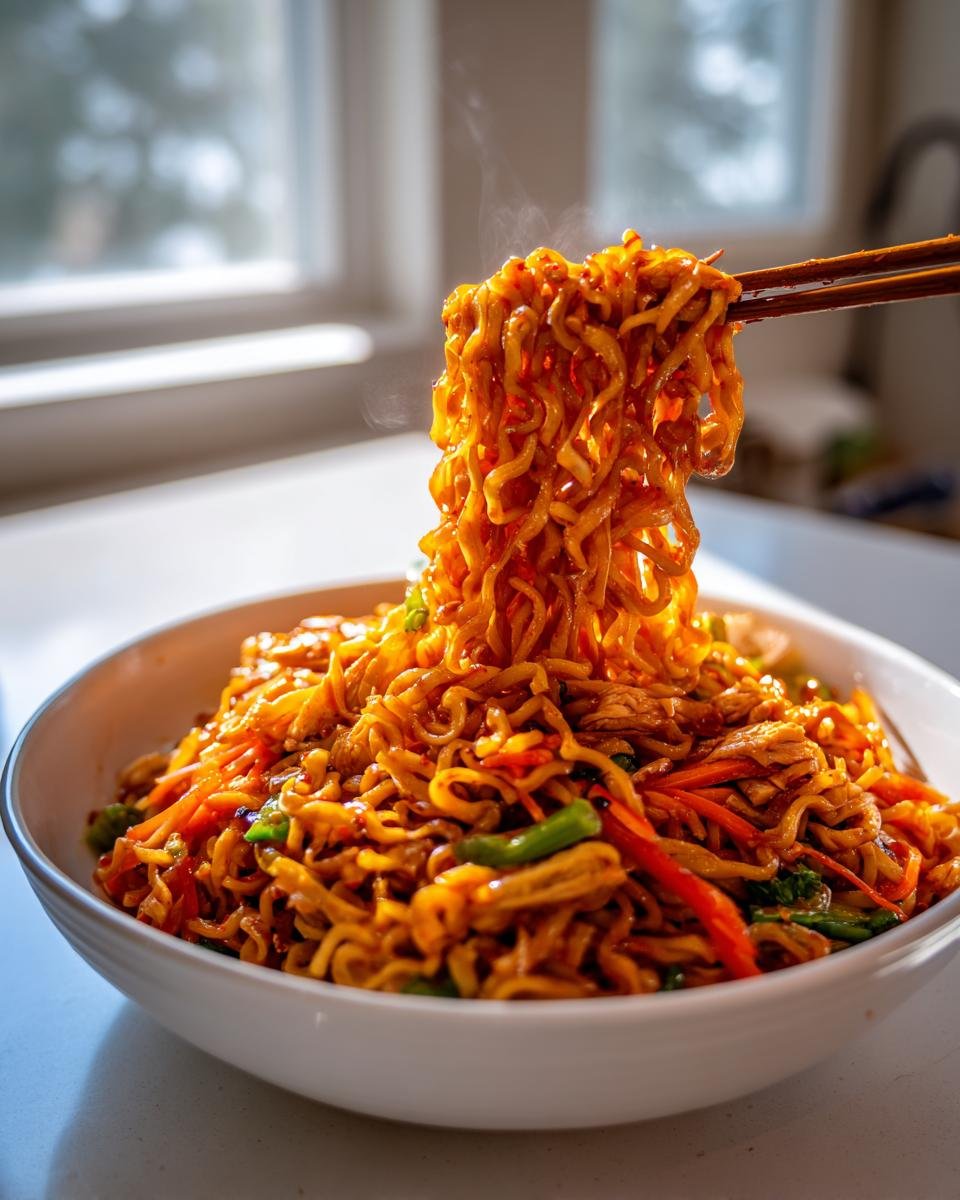 Spicy Chili Garlic Ramen With Chicken Veggies - Other 4