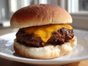 Amazing Cooking A Hamburger Using An Air Fryer