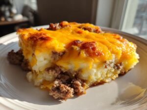 Amazing Easy Hamburger Potato Casserole in 55 Min