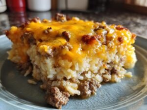 Amazing Ground Beef And Rice Casserole Win