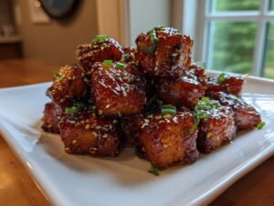 1 Amazing Honey Garlic Salmon Bites in 25 Min