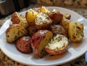 Amazing 4-Ingredient Lemon Garlic Roasted Red Potatoes