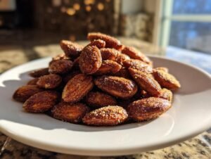 Amazing 5-Minute Roasted Cinnamon Almonds Recipe