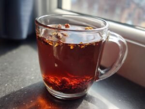 Amazing 15-min Roasted Dandelion Strawberry Tea