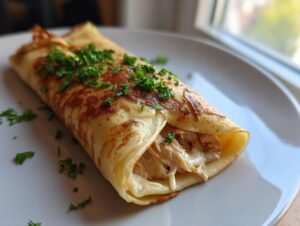 Amazing 350 Cal Chicken Crepes Recipe