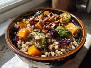 Amazing 1 Vegan Fall Harvest Farro Bowl