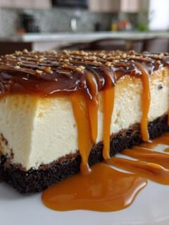 Biscoff Salted Caramel Cheesecake - Featured