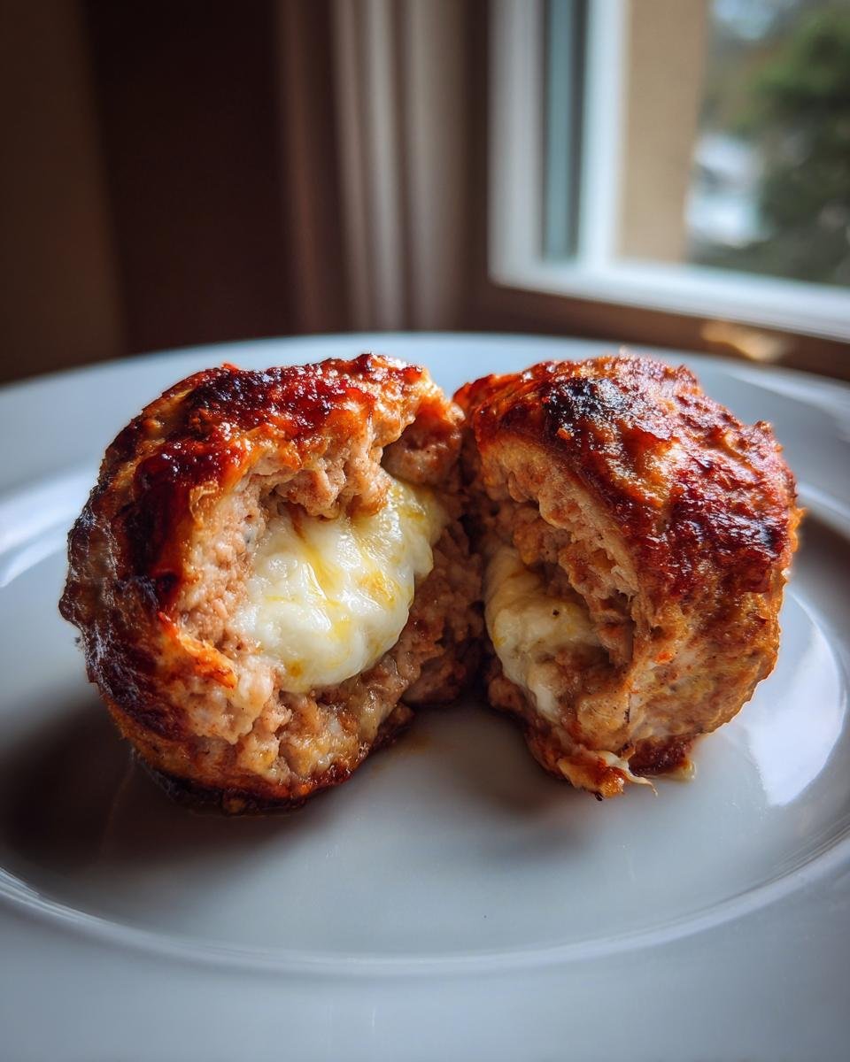 Mozzarella Stuffed Turkey Meatballs - Other 1