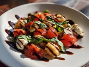Amazing 1 Caprese Pasta Salad With Balsamic Glaze