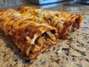 Amazing 8-Minute Bean And Cheese Enchiladas