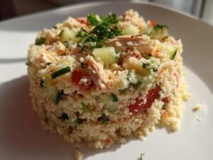 Stunning 15-Min Chicken Couscous Salad