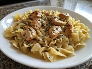 Amazing 25-Minute Chicken With Buttered Noodles