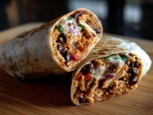 5-Minute Chipotle Ranch Grilled Chicken Burrito Joy