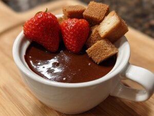 Amazing 4-Minute Chocolate Fondue Recipe