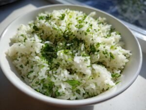 5 Minute Cilantro Lime Rice Bowl Magic