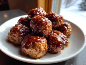 Amazing Honey Garlic Turkey Meatballs in 35 Min