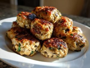 Amazing 18-Minute Mushroom Chicken Meatballs
