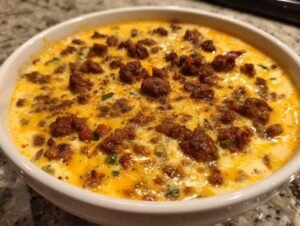 Amazing Queso Blanco Dip With Chorizo in 15 Mins