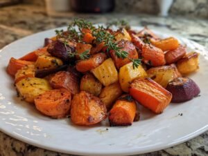 Amazing 400° Roasted Sweet Potatoes And Carrots