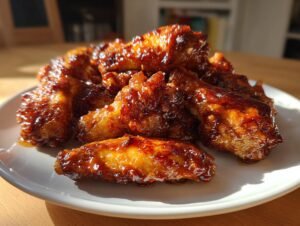 Amazing 350 Calorie Sweet And Spicy Chicken Wings
